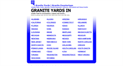 Desktop Screenshot of graniteyardslist.com